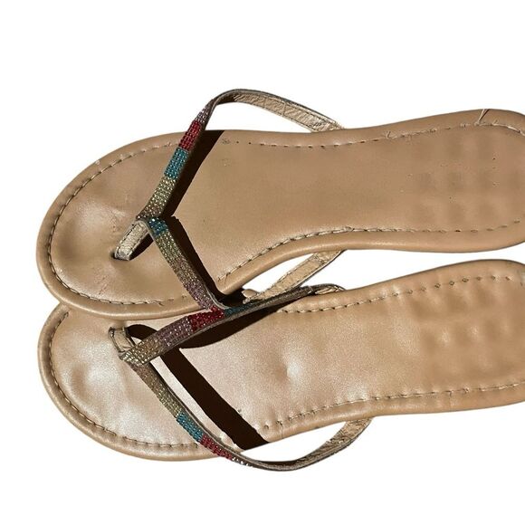 Kim rogers size 9 Elegant Multicolor Sandals great look see pics - Picture 1 of 2